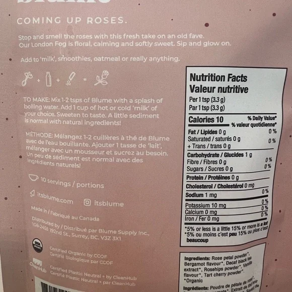 Blume Tea - Rose London Fog + pink mug set - Picture 3 of 4